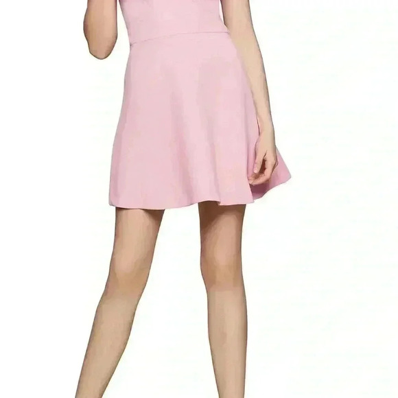 BCBGeneration Crisscross Back Flared Dress - Picture 3 of 7